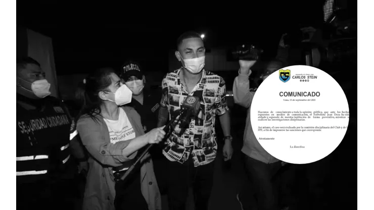 Una raya más al tigre: Jean Deza fue separado 'preventivamente' de Carlos Stein / Captura: TV Perú
