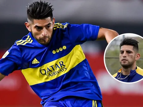 ¡Irreconocible! Carlos Zambrano volvió a entrenar con Boca Juniors tras su lesión en el rostro