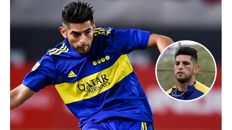 ¡Irreconocible! Carlos Zambrano volvió a entrenar con Boca Juniors tras su lesión en el rostro
