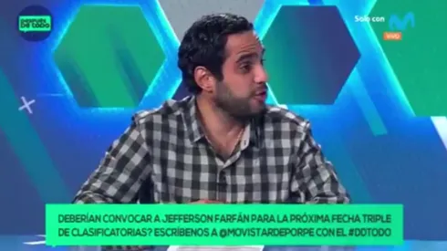 Horacio Zimmermann es panelista en Después de Todo de Movistar Deportes.