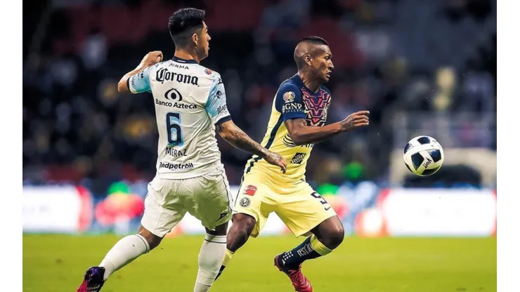 Pedro Aquino fue titular y figura en una nueva victoria del América por (2-0) ante Mazatlán FC