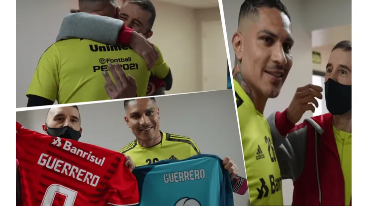 Paolo Guerrero apoyó a hincha del Inter de Porto Alegre con tumor desde 2019
