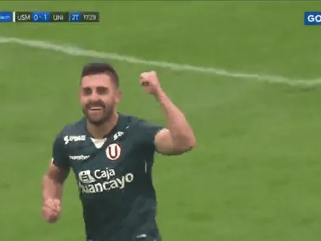 Sonríe el Goyo Pérez: Luis Urruti anotó el 1-0 de Universitario contra la San Martín