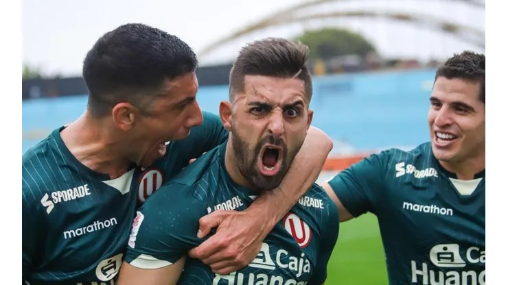 Luis Urruti marcó el primer tanto contra la Universidad San Martín.
