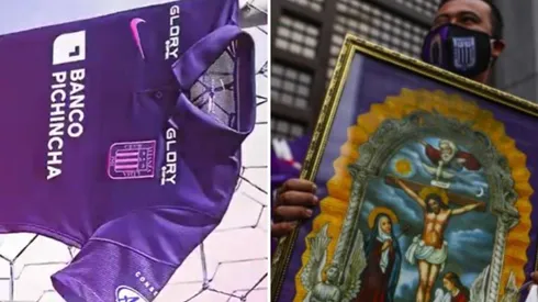 ¡De lujo! Alianza Lima presentó su nueva camiseta en homenaje al Señor de los Milagros
