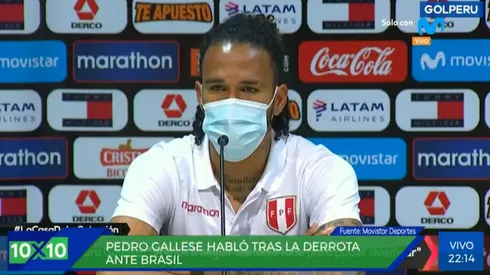 Pedro Gallese respaldó a Anderson Santamaría: "Es un gran central, le hicieron una falta"