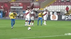 Neymar metió un hattrick en aquel partido que tuvo como protagonista a Bascuñán.