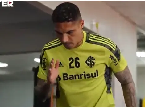 Guerrero y los exigentes ejercicios con el Inter de Porto Alegre en pro de recuperar su mejor forma física