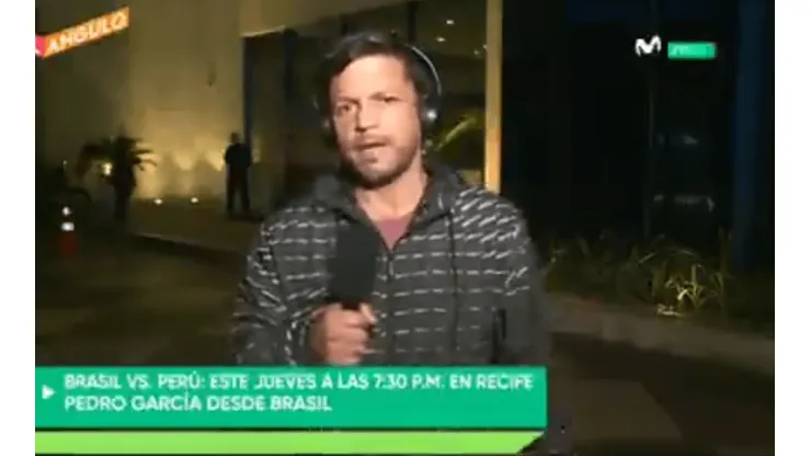 Pedro García es panelista y reportero en Movistar Deportes.