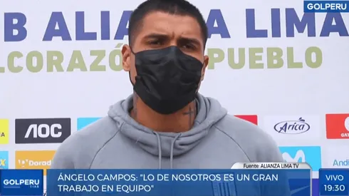 Ángelo Campos es el portero titular de Alianza Lima.