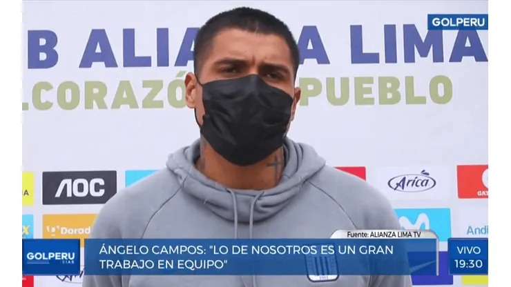 Ángelo Campos es el portero titular de Alianza Lima.