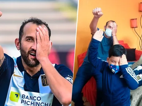 Ídolo total: Hernán Barcos le cumplió a domicilio el sueño a dos niños de Alianza Lima