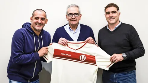 ¡Por el título! Universitario de Deportes presentó a Gregorio Pérez y a su comando técnico