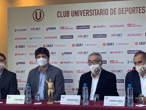 Gregorio Pérez fue presentado en Universitario: "Una gran satisfacción volvernos a reencontrar"