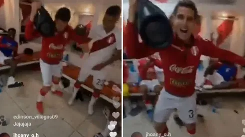 ¡Sacó los pasos prohibidos! Aldo Corzo festejó triunfo ante Venezuela bailando en el camerino