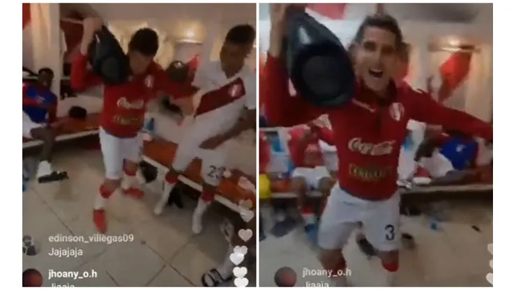 ¡Sacó los pasos prohibidos! Aldo Corzo festejó triunfo ante Venezuela bailando en el camerino