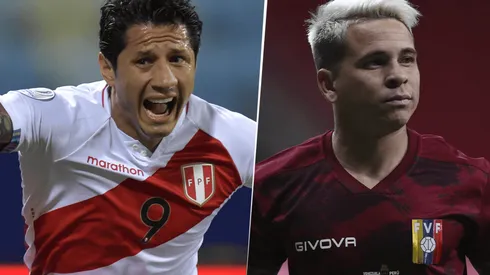 Perú vs. Venezuela. (Fotos: Getty Images).