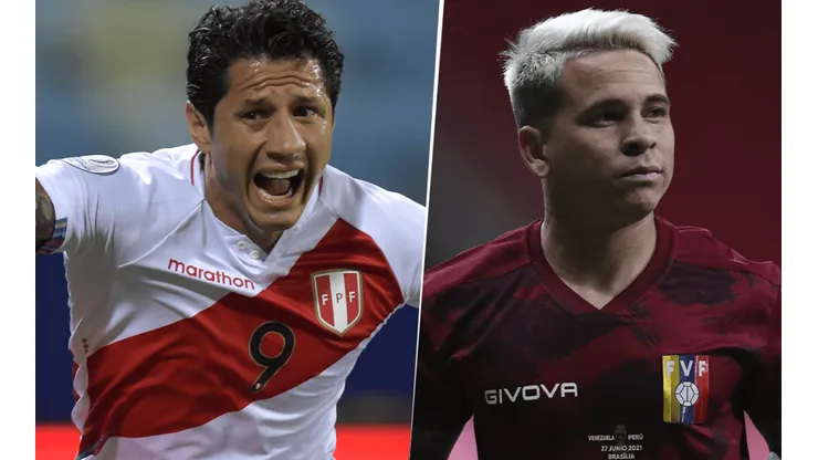 Perú vs. Venezuela. (Fotos: Getty Images).