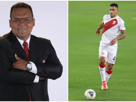 El 'Tanke' Arias y su exabrupto con Anderson Santamaría tras su error en el gol de Uruguay ante Perú