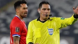 Diego Haro fue el principal del encuentro entre Chile y Brasil en Santiago.