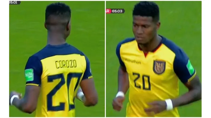 Washington Corozo debutó con Ecuador en las Eliminatorias y se volvió otra vez tendencia en Perú