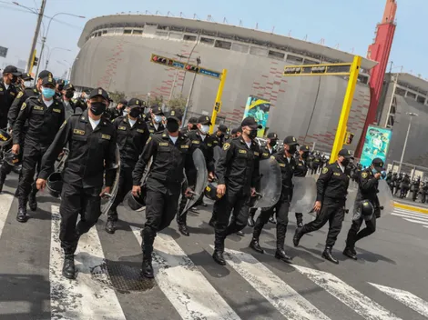 Cerca de 2 mil policías mantendrán el orden en el Estadio Nacional en el Perú vs. Uruguay