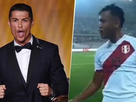 "Siuuuu": Renato Tapia festejó como Cristiano Ronaldo su gol con Perú