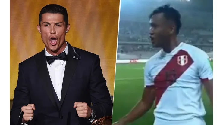 "Siuuuu": Renato Tapia festejó como Cristiano Ronaldo su gol con Perú