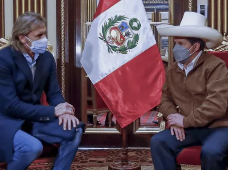 Ricardo Gareca a Pedro Castillo: "Quiero agradecerle al presidente por poder contar con la gente"