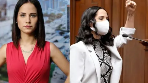 Sigrid Bazán fue conductora en el canal 2 y es hincha de la U.