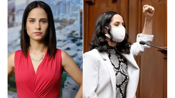 Sigrid Bazán fue conductora en el canal 2 y es hincha de la U.
