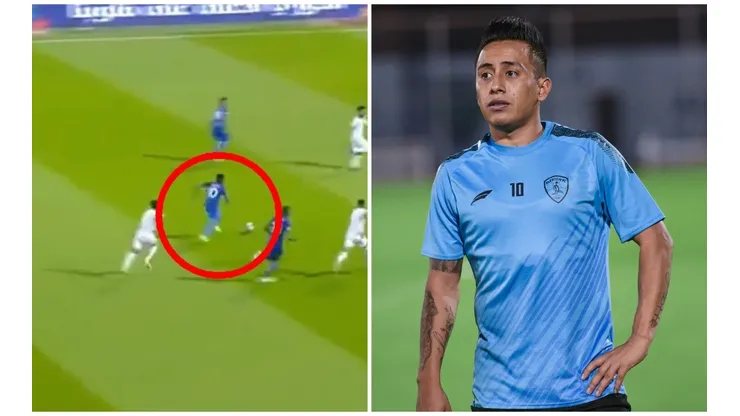 Christian Cueva y su vital traslado para el 1-0 del Al-Fateh por la Saudi Professional League