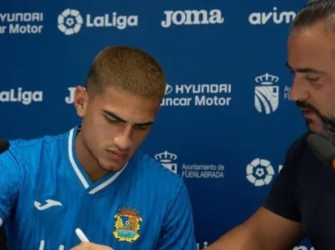 Otro peruano en España: joven de 21 años fue presentado en el Fuenlabrada