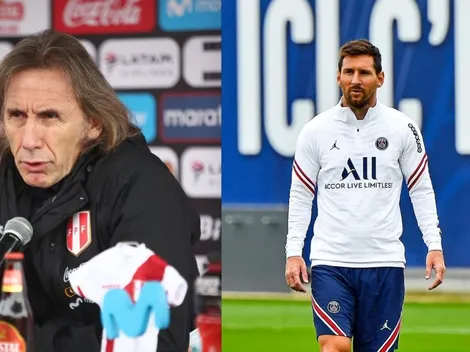 No le gustó: la opinión de Ricardo Gareca sobre la partida de Lionel Messi al PSG