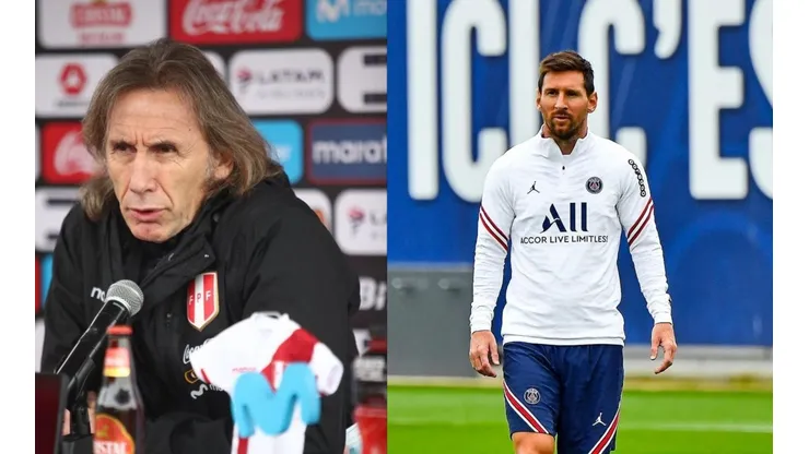 Ricardo Gareca respondió por su compatriota Lionel Messi.