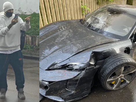 Paolo Guerrero sufrió un complejo accidente de auto en Porto Alegre