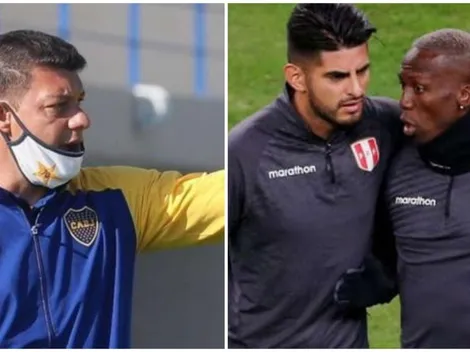 Uno sí y el otro no: la situación de los peruanos en el primer once de Battaglia en Boca