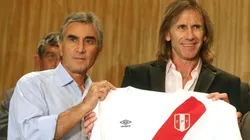 Juan Carlos Oblitas y Ricardo Gareca son dos piezas claves en la Selección.