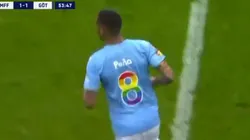 Sergio Peña ingresó el último sábado en el Malmo de Suecia.