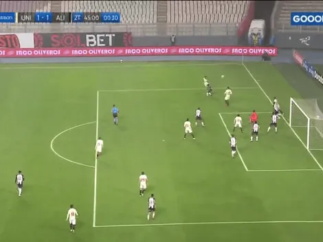 Soberbia anotación: Nelson Cabanillas pone el 1-1 gracias a una definición de 'crack' absoluto