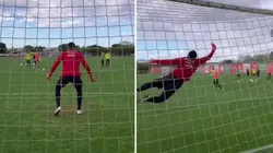 Paolo Guerrero viene entrenando a la par de sus compañeros.