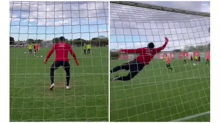 Paolo Guerrero viene entrenando a la par de sus compañeros.