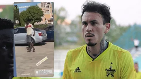 Una cosa de locos: Gustavo Dulanto "ampayó" a un hincha de Universitario de Deportes en Moldavia