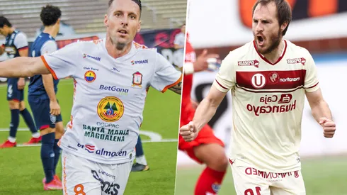 Ayacucho vs. Universitario por fecha seis de la Liga 1 de Perú. (Fotos: Twitter de Ayacucho y de Universitario).