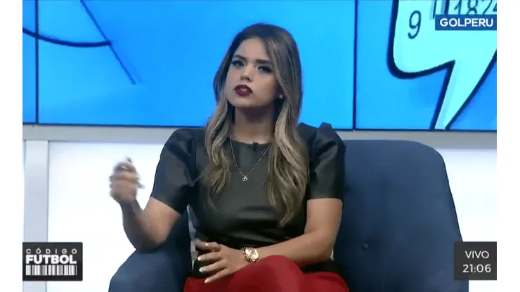 Milena Merino es panelista en GolPerú.