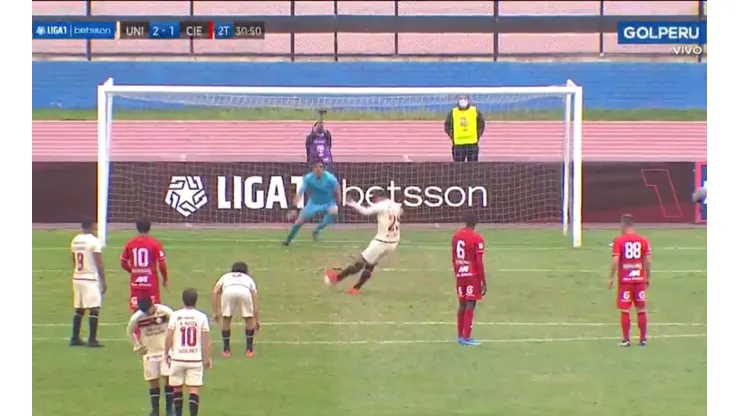 Volvió para eso: Enzo Gutiérrez anota de penal el 2-1 contra Cienciano del Cusco