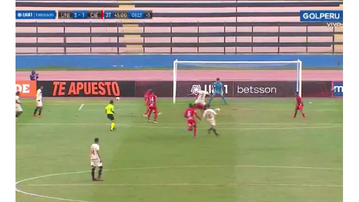 Cerró el telón: Alexander Succar sentenció el partido poniendo el 3-1 ante Cienciano