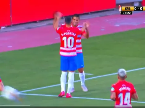 Nuevo Messi para la Liga: Luis Abram metió su primer gol con Granada en solo 3 minutos