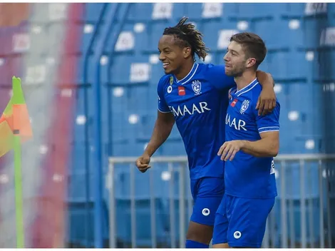 ¡Así no te teníamos, André! Carrillo marcó golazo de cabeza con el Al-Hilal