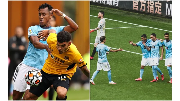 Tapia recuperado al 100%: jugó con el Celta un amistoso ante el Wolverhampton
